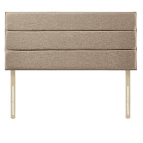 Eton Chenille 2ft6 Small Single 20" Headboard -  Cream