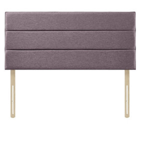 Eton Chenille 3ft Single 20" Headboard -  Purple