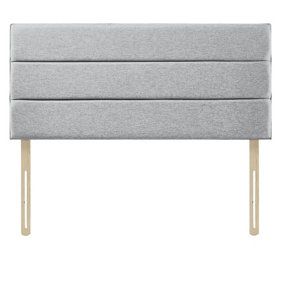 Eton Chenille 6ft Super King 20" Headboard -  Ivory