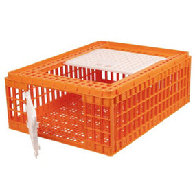 Eton Mini Plastic Poultry Crate Orange (One Size)