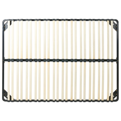 EU King Size Slatted Bed Base, 48 Sprung Slats, Steel Frame, COMBOURG ...