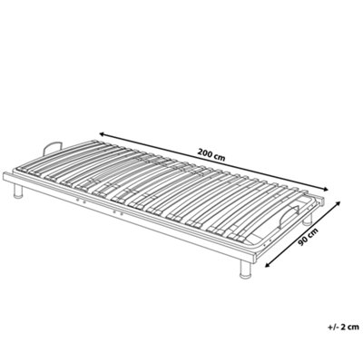 EU Single Size Manually Adjustable Bed Frame COMFORT I