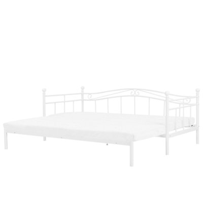 EU Single to King Size Daybed White TULLE