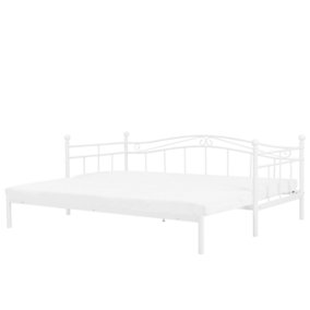 EU Single to King Size Daybed White TULLE