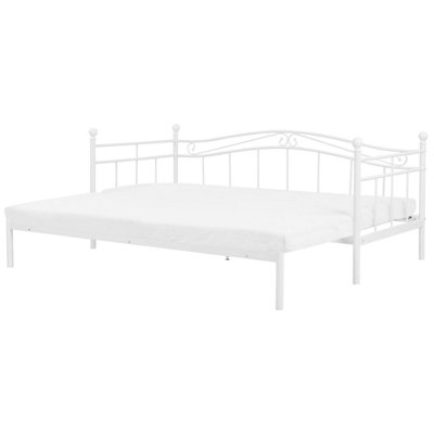 EU Single to Super King Size Daybed White TULLE