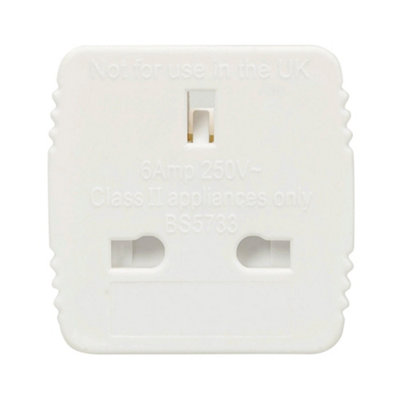 EU to UK 230V Travel Adapter Holiday Phone Tablet Mains Charging Converter