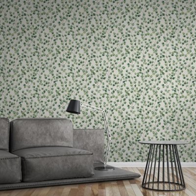 Eucalypyus Green Simply Spray Pre-Pasted 53cm x 1050cm