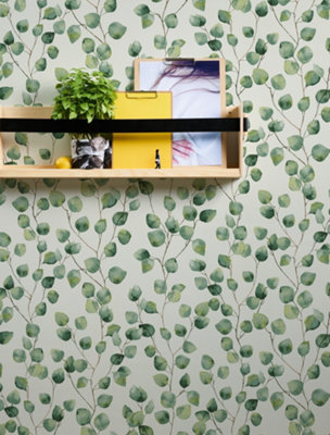 Eucalypyus Green Simply Spray Pre-Pasted 53cm x 1050cm