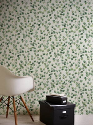 Eucalypyus Green Simply Spray Pre-Pasted 53cm x 1050cm
