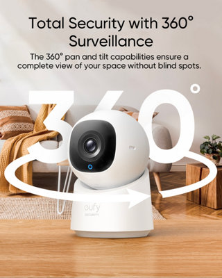eufy Indoor Cam C220 2K Pan & Tilt Security Camera