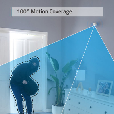 eufy Security Motion Sensor 100 Coverage, 30 ft Detection Range 2 Year ...