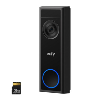 eufy Video Doorbell C31 with 32 GB MicroSD Card and 2K Resolution