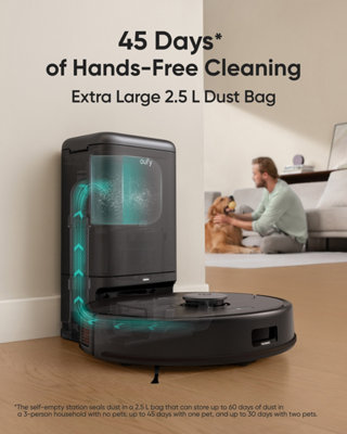 eufy X8 Pro Robot Vacuum with Self-Empty Station - T2276V11
