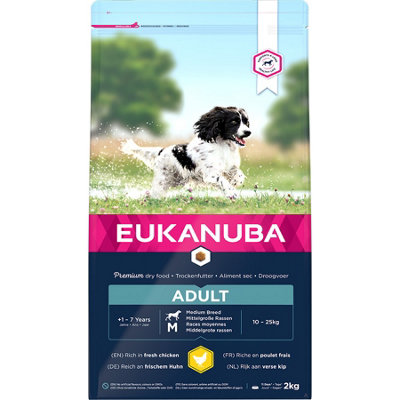 Eukanuba Active Adult Medium Breed Chicken 2kg