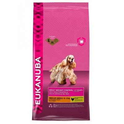 Eukanuba Dog Adult Weight Control Medium Breed Chicken 12kg