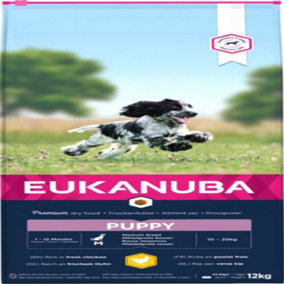 Eukanuba Dog Puppy & Junior Medium Breed Chicken 12kg