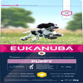 Eukanuba Growing Puppy Medium Breed Chicken 2kg