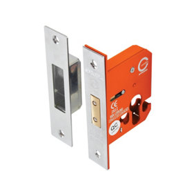 Euro Profile 66mm Deadlock, 1mm Intumescent Hardware Protection Included