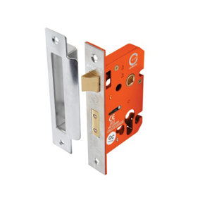 Euro Profile 66mm Sash Lock, 1mm Intumescent Hardware Protection Included