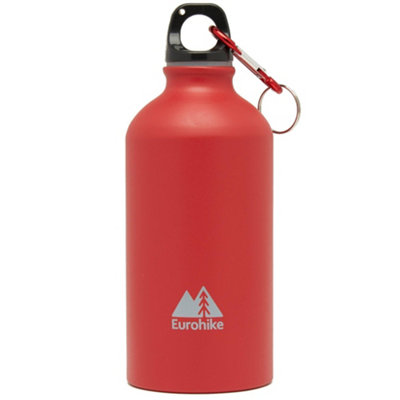 Eurohike Aqua 0.5L Aluminium Water Bottle, Camping Accessories, Equipments