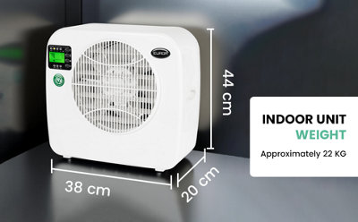 Eurom Air Conditioner Compact Portable Split System for Caravans Camper ...