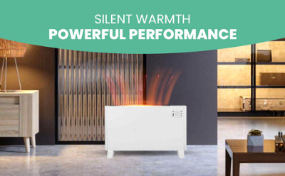 Eurom Alutherm 2000 WiFi – Termoconvettore Elettrico Intelligente – Controllo Da App – Parete O Pavimento
