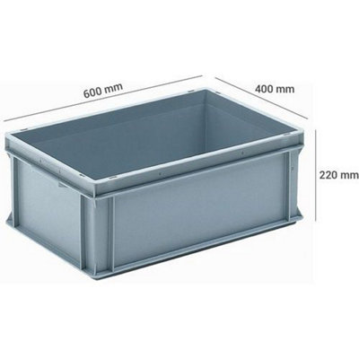 European Stacking Container - HxWxD 220x600x400mm - 40L