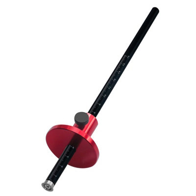 European-Style Aluminum Alloy Wheel Marking Gauge for Woodworking and Mortise Scribing