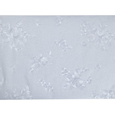 European Style Damascus Pattern Grey Textured PVC Self Adhesive Wallpaper Roll 5m