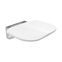 Euroshowers Foldable Wall Mounted Shower Seat - White