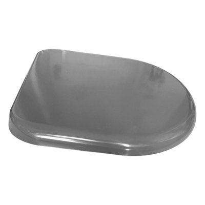 Euroshowers Grey D One Slow Close Toilet Seat 375mm