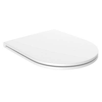 Euroshowers Long D SLIM Toilet Seat 470mm