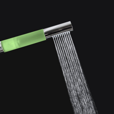 Euroshowers Round LED Pencil Slim Shower Head - 3