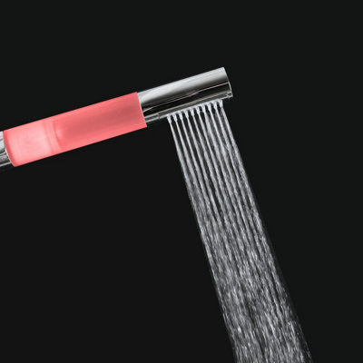 Euroshowers Round LED Pencil Slim Shower Head - 4