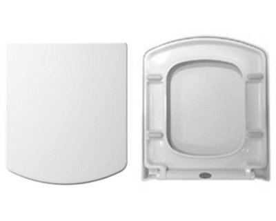 Euroshowers Toilettensitz 'Rainbow' – Soft-Close, Einfache Montage, Cremefarben, Für Ovale WC-Becken