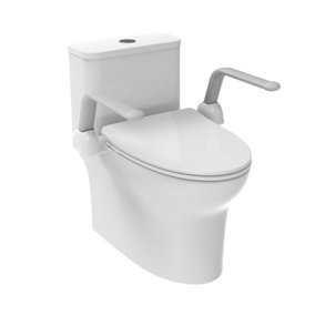 Euroshowers Toilet Support Foldable Arm Rails