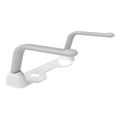 Euroshowers Toilet Support Foldable Arm Rails - 3
