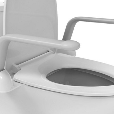 Euroshowers Toilet Support Foldable Arm Rails - 5