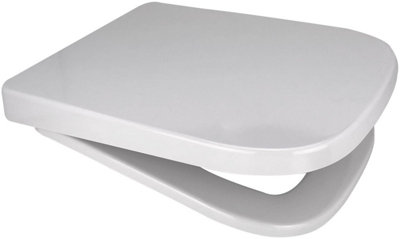 Bemis Teramo 2400cl000 350mm Width 200mm Hinge Slow Close Square Toilet Seat Quick Release Top