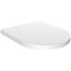 Euroshowers Top Fix White Middle D Soft Close Quick Release Toilet Seat 360x445mm