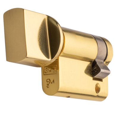 Eurospec Polished Brass Euro Single Thumbturn 45mm (CYA70445PB)