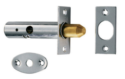 Eurospec Polished Chrome Security Door Bolt (DSB8225PC)