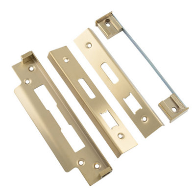 Eurospec PVD BS Rebate Set (Sash Lock) (ARB5105PVD)