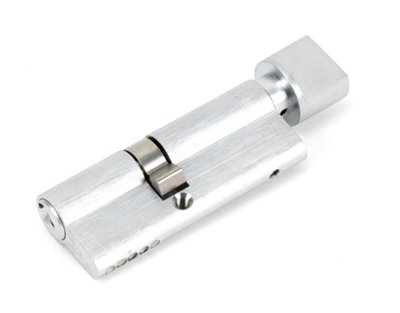 Eurospec Satin Chrome Euro Cylinder & Turn 35/45Mm - Ka (CYB7433545SC)