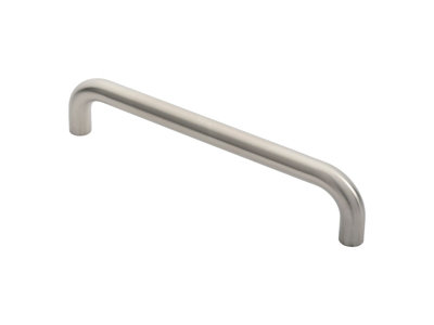 Eurospec Satin Stainless Steel 22mm D Pull Handles 300mm Centres (PFD1300SSS)