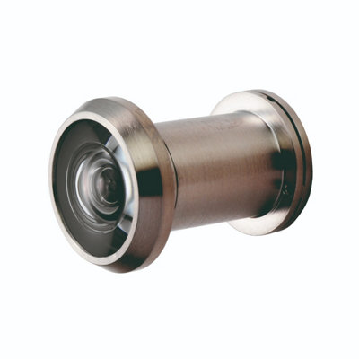Eurospec Satin Stainless Steel Door Viewer 200 degree with Crystal lens (SWE1010SSS) Price Comparisons | Compare The Build