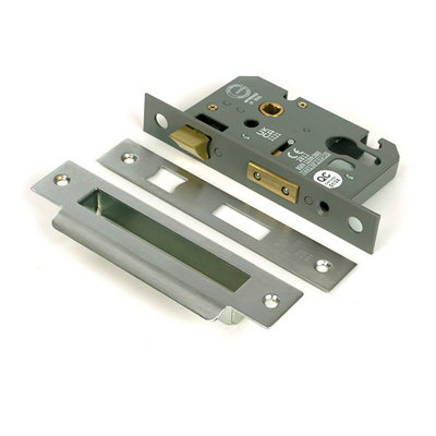 Eurospec Satin Stainless Steel Euro Profile Sashlock 64mm (ESS5025SSS ...