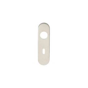 Eurospec Satin Stainless Steel Radius Covers for Lock Backplate (CPRP1170SSS)
