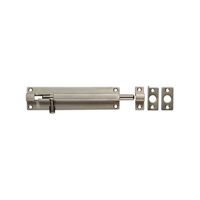 Eurospec Satin Stainless Steel Straight Barrel Bolt (BBT1150SSS)