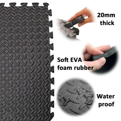 EVA 20mm Shock Absorbing Protective Gym Floor Mats/Tiles